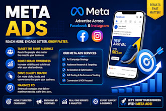 set up and manage facebook ads and instagram meta ads campaign