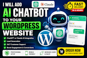 add chatgpt or claude ai chatbot to your wordpress website