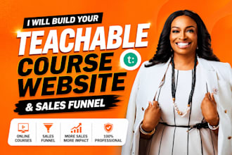 build teachable online course website teachable lms course migration expert