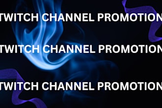 do organic twitch channel promotion, increases twitch live viewers and followers