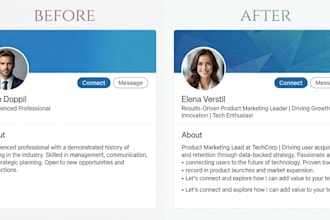 write your linkedin bio and optimize your profile to attract clients