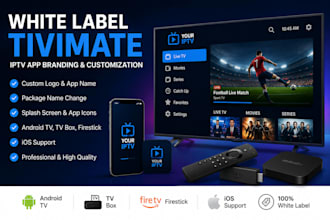 white label tivimate app, iptv app, android tv box and ios