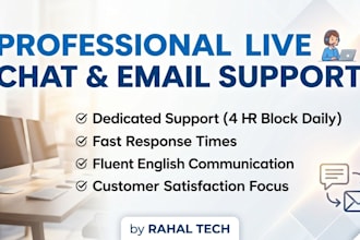 provide livechat and email customer support