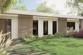 create high end photorealistic exterior 3d renderings