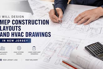 design mep construction layouts and hvac drawings in new jersey