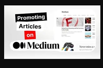 be your organic medium article promotion, medium followers to increase engagemen