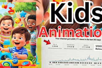 create ai animation, ai history, ai cartoon video to monetized