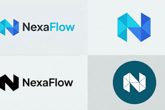 design a modern app logo and startup brand identity