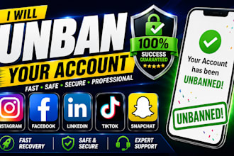 restore instagram page, ig profile unbanning issues