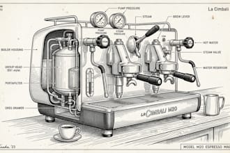 draw detailed line art of any product, food, sketch