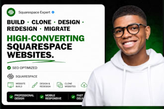 redesign design clone build squarespace website development squarespace expert
