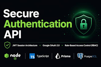 build a secure jwt authentication API with google oauth and rbac