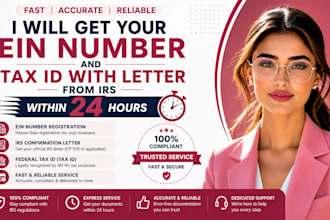 get your ein number and tax id with letter from irs