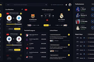 develop custom sports statistics challenge app with real time analytics