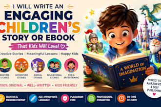 write an engaging children story or ebook for kids