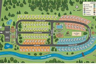 create clickable interactive rv park maps, campground site plans, and plat maps