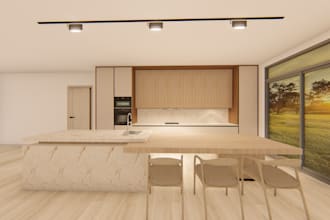 design a modern kitchen in sketchup 3d