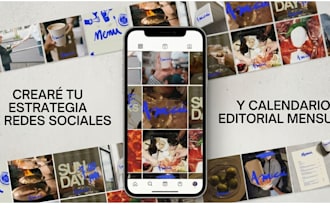 create your social media strategy and monthly content calendar