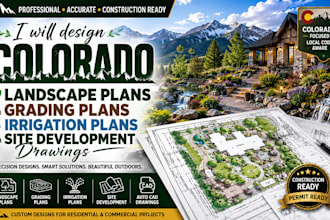 design colorado landscape plans, grading, irrigation and site development
