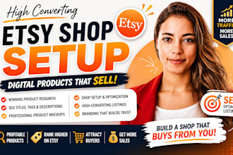 do etsy digital product design for etsy digital products store, etsy seo listing
