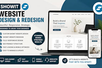 design showit website template customization redesign showit blog landing page