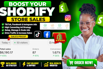 do shopify marketing, setup shopify sales funnel and boost shopify sales