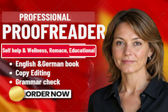 grammar check proofread copy edit english and german novel document book editor