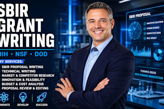 write your sbir sttr grant proposal for nih nsf or dod funding