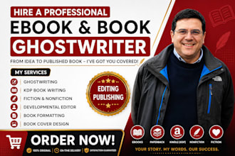 ebook writer ghostwriter book writing editor non fiction self help amazon kdp
