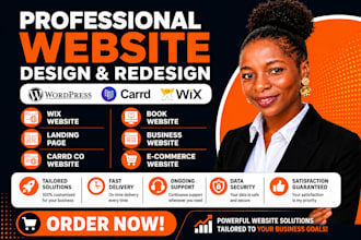 redesign wix website wix landing page carrd website