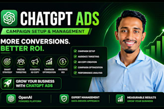 setup and manage chatgpt ads campaigns for more conversions