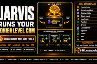 setup obsidian muti agent jarvis ai subagent claude code n8n mcp gohighlevel