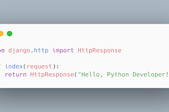 develop custom python web applications using django or flask