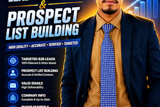 do data scrapping, business lead list building