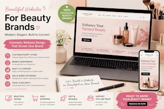 cosmetics makeup website lipstick beauty skincare shopify dropshipping store