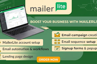 mailerlite email automation, mailerlite landing page, mailerlite, email campaign