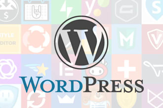 build wordpress website and customization of wordpress website