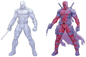 do a superhero comic