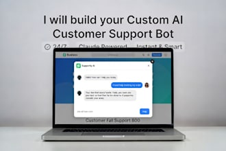create an intelligent ai customer support chatbot
