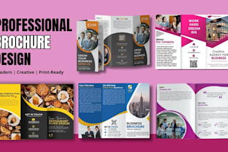 do brochure design, bi fold, tri fold, catalog design be flyer design