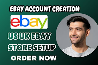 help you create an ebay seller account and store setup