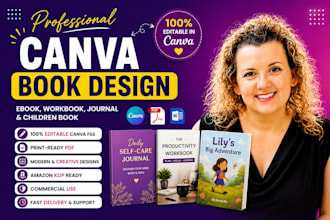 design canva ebook, design canva illustration and canva children book