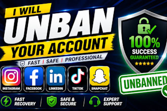 restore instagram page, ig profile unbanning issues