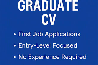 write a graduate or entry level CV that gets you interviews