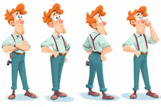 design a unique cartoon mascot logo