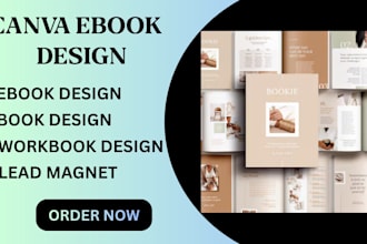 design a clean, modern ebook, PDF, and document for your brand