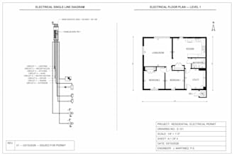 design electrical single line diagram and electrical layout