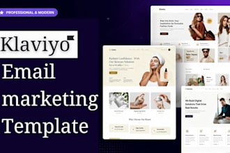 design klaviyo email newsletter template for shopify dtc ecommerce brand