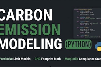 calculate carbon emissions and compliance limits using python