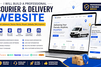 build lalamove dunzo borzo stuart gokada dhl express courier delivery website